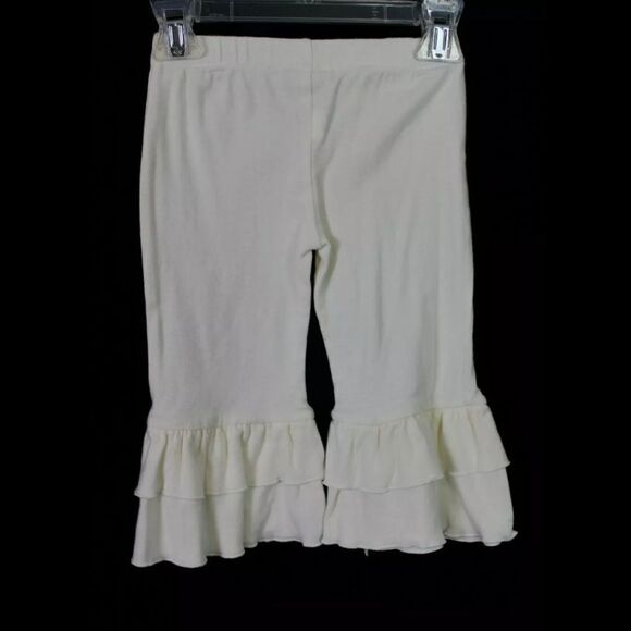 PERSNICKETY Forget Me Not LOU LOU Ruffle Top Green LIME Dots Striped PEPLUM TOP - Picture 9 of 10